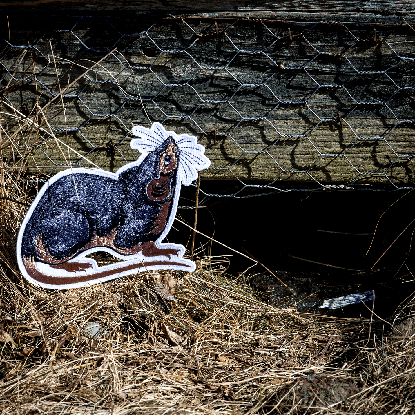 Black Rat Life - sized Patch by The Roving House