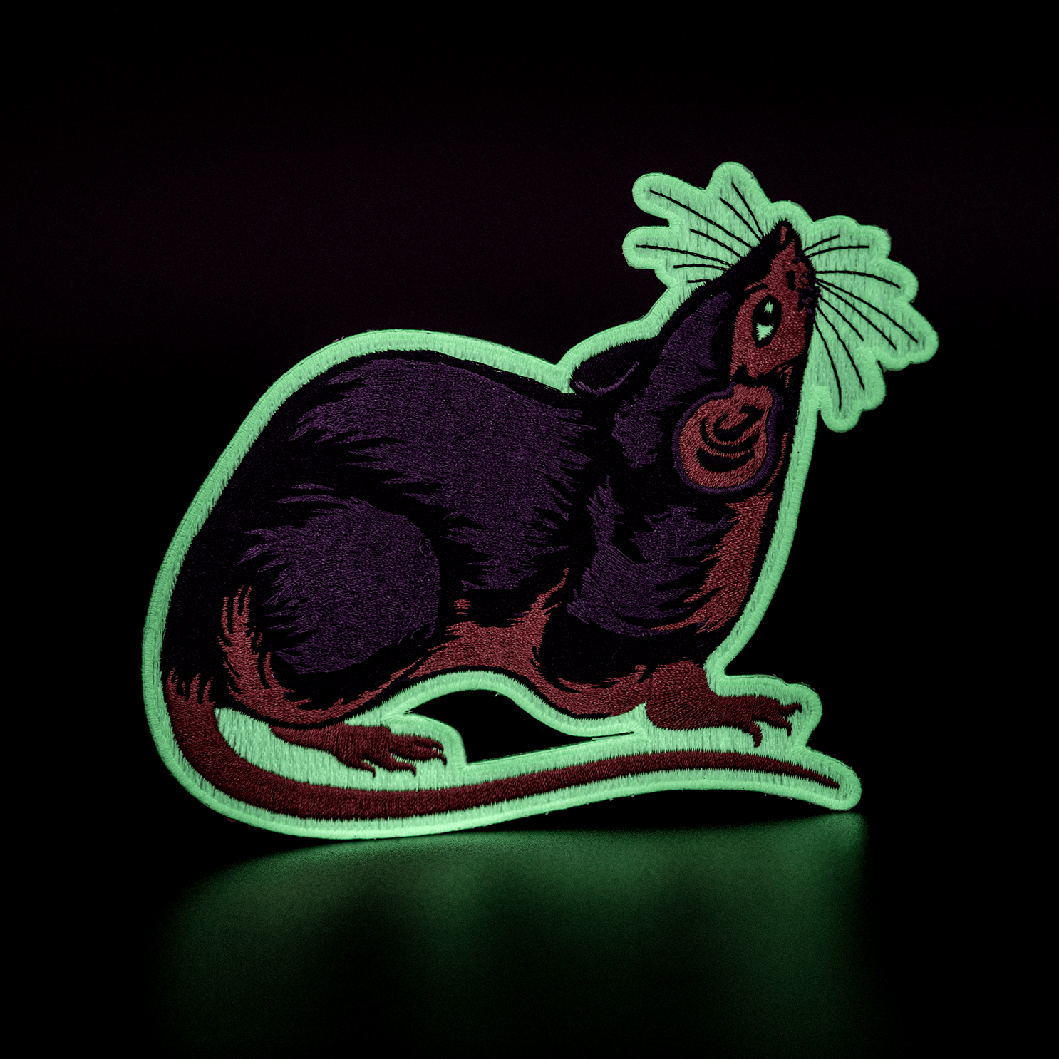 Black Rat Life - sized Patch by The Roving House